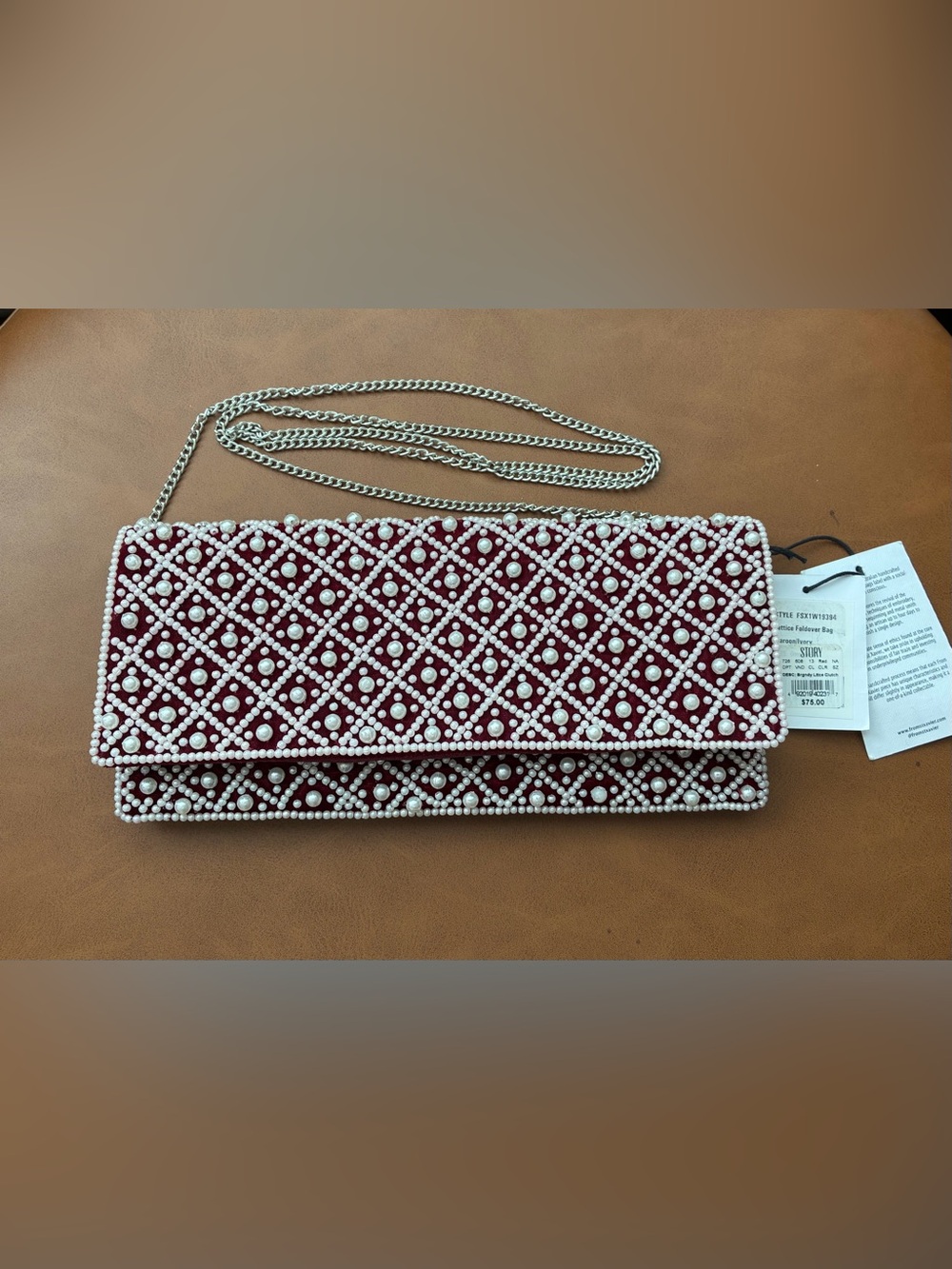FROM ST XAVIER Beaded Clutch